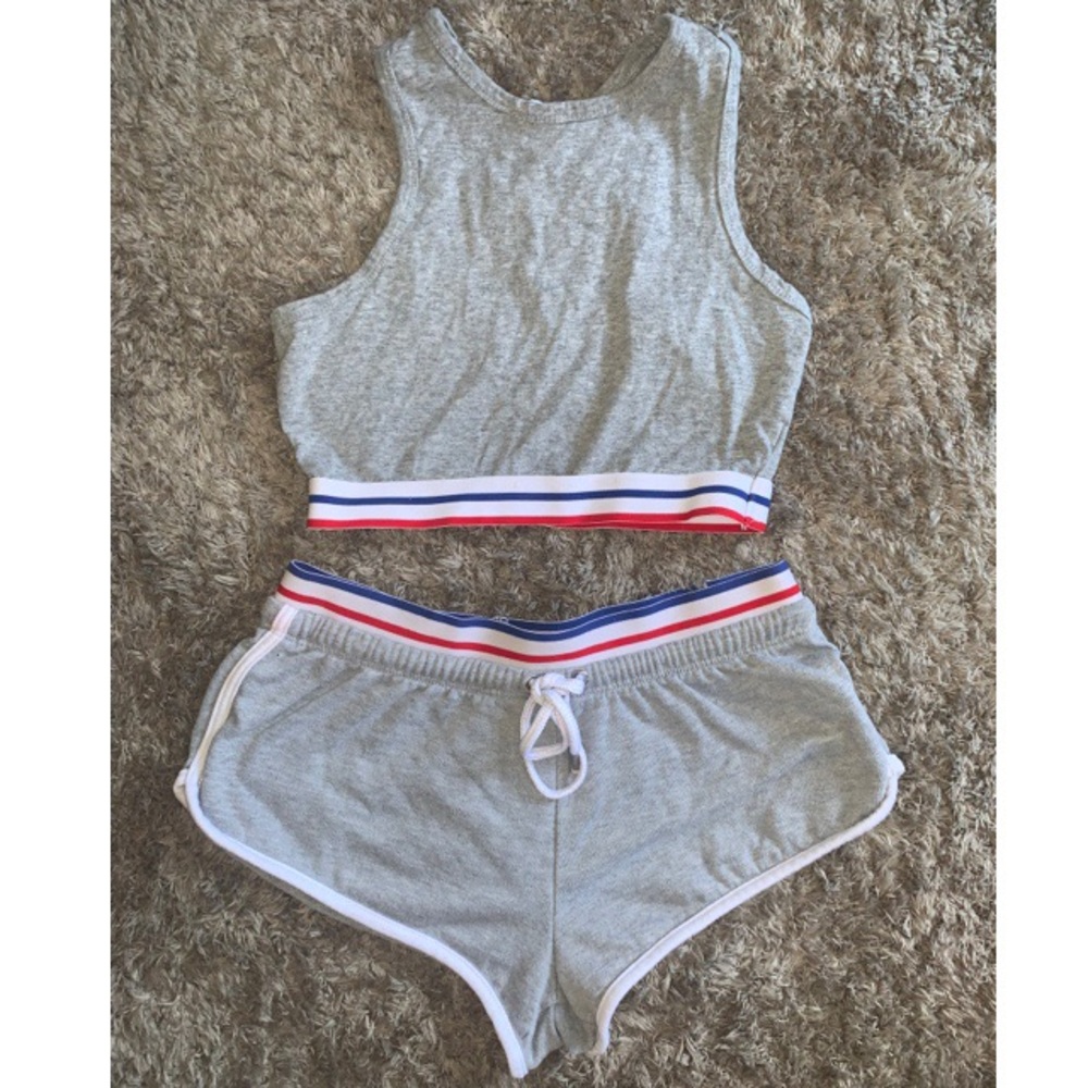 Two piece matching sets-short & tank top